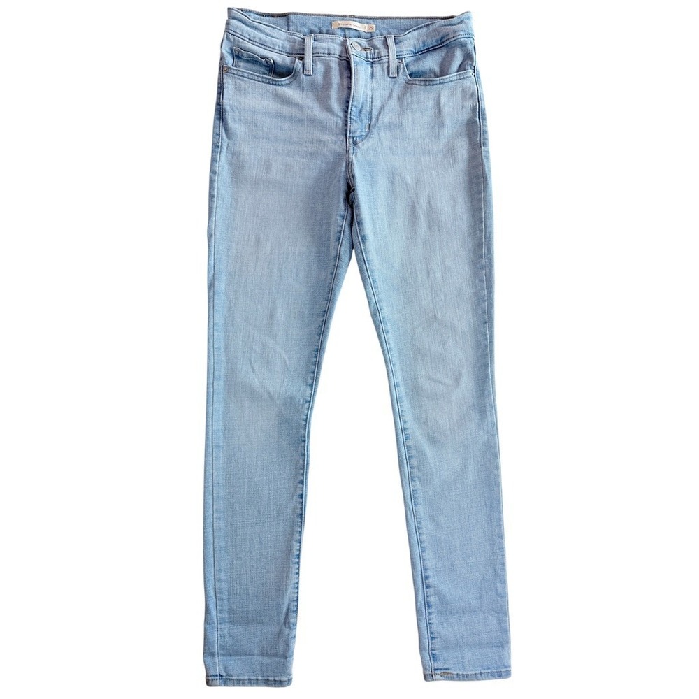 Levi's 311 Shaping Skinny Jeans Womens 29 Light Blue Mid Rise Stretch Denim